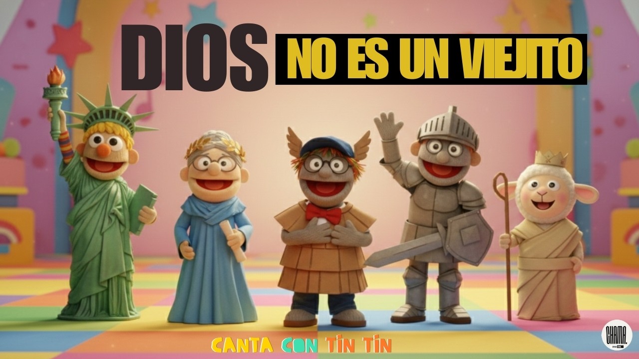DIOS NO ES UN VIEJITO 😄❌NO ES UNA ESTATUA 🙅‍♂️🗿 | Tin Tín y la Canción Más Divertida para Niños 🎶