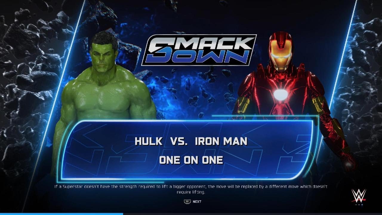WWE 2K25 Hulk Vs Iron Man