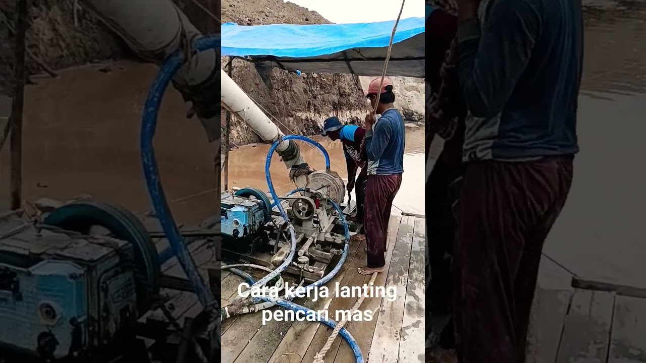 cara kerja lanting, mencari mas