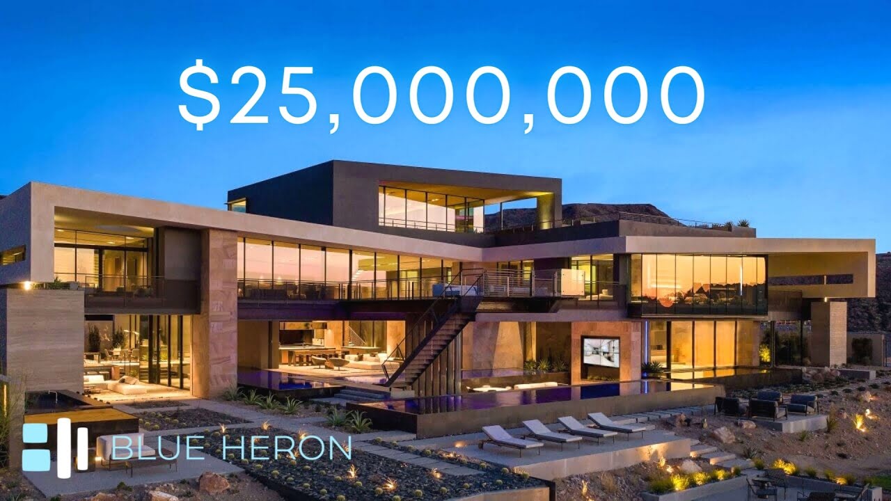Внутри современного особняка-шедевра стоимостью 25&nbsp;000&nbsp;000 долларов от Blue Heron | Лас-Вегас, Не...