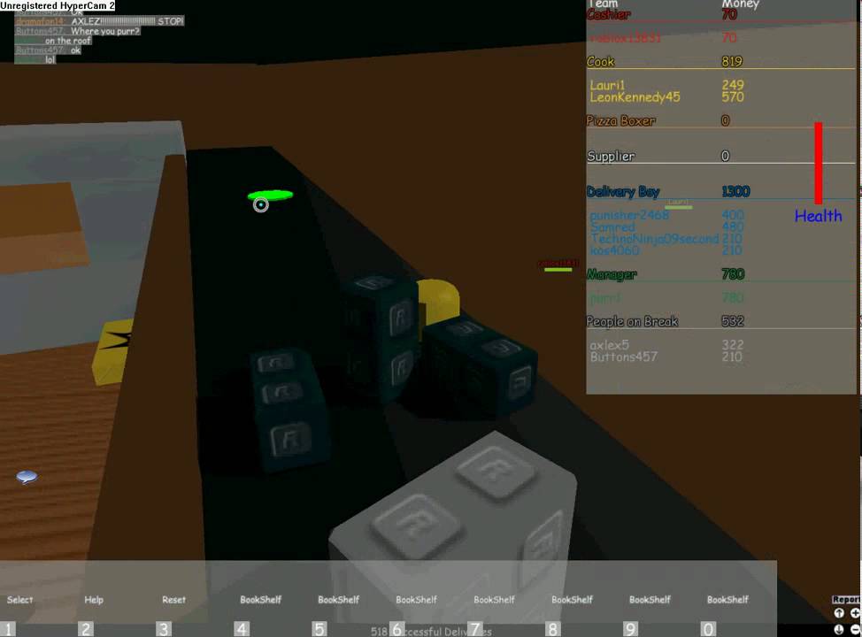 How to mess up work at a pizza place, at roblox