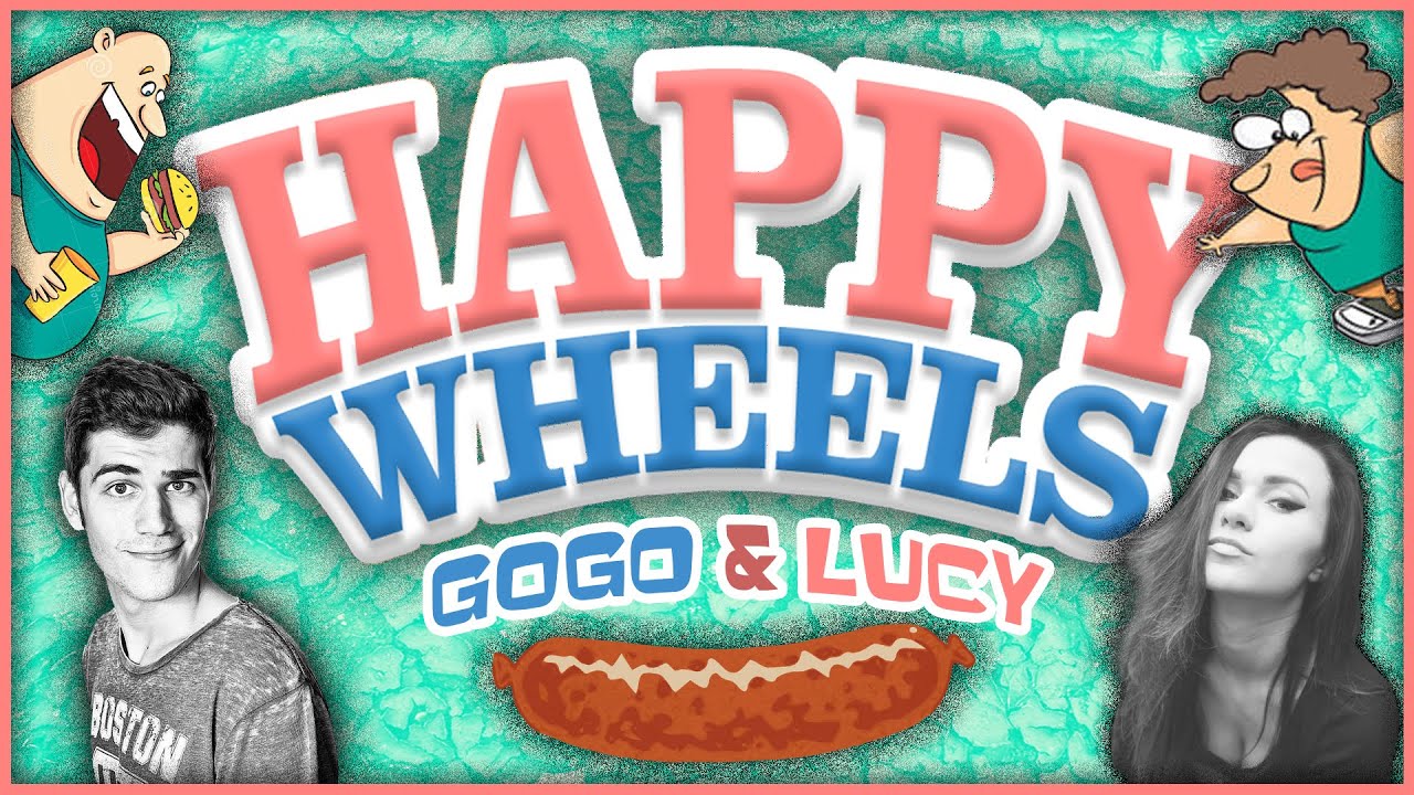 Happy Wheels | #MilujemeTučnúŽenuNaVozíčkuČoMáVáclavskúKlobásuNaChrbáte | GoGo & Lucy