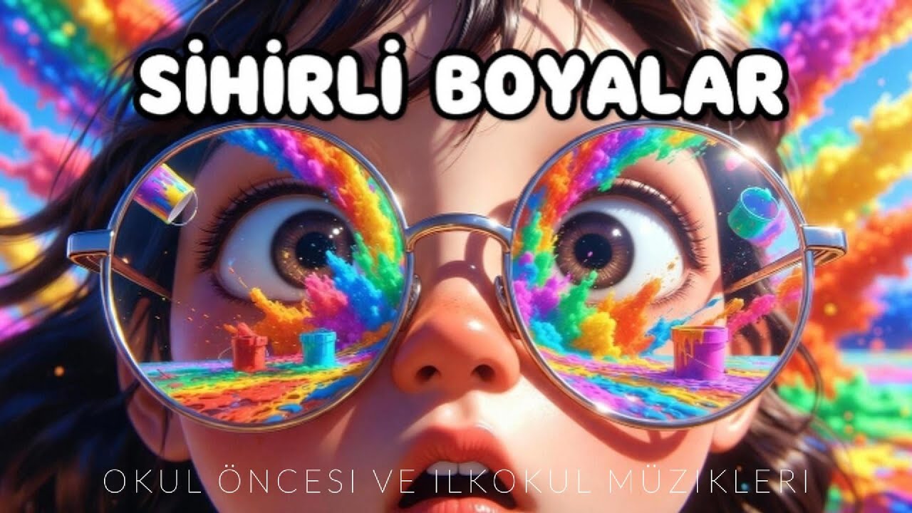 KIRMIZI SARI MAVİ YEŞİL 🌈 Her Yer Rengarenk 🎨 Eğitici Çocuk Şarkısı