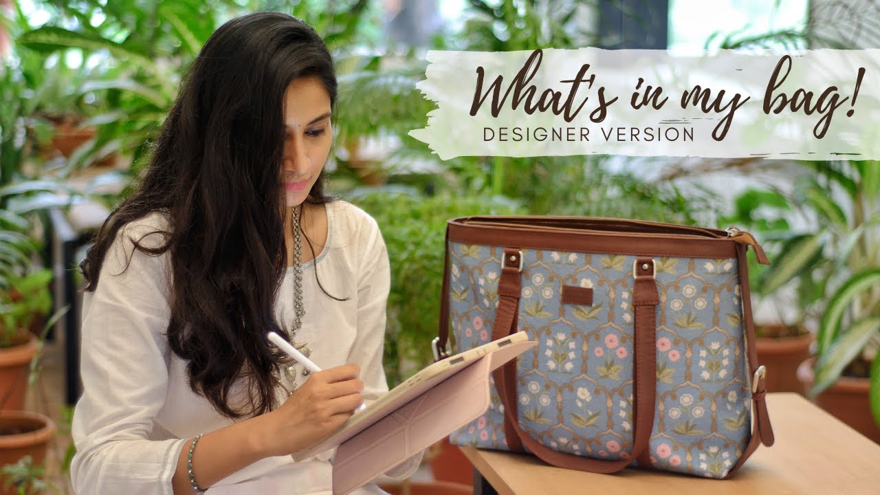 What's in my bag - Designer version | Zouk Handcrafted bags ✨