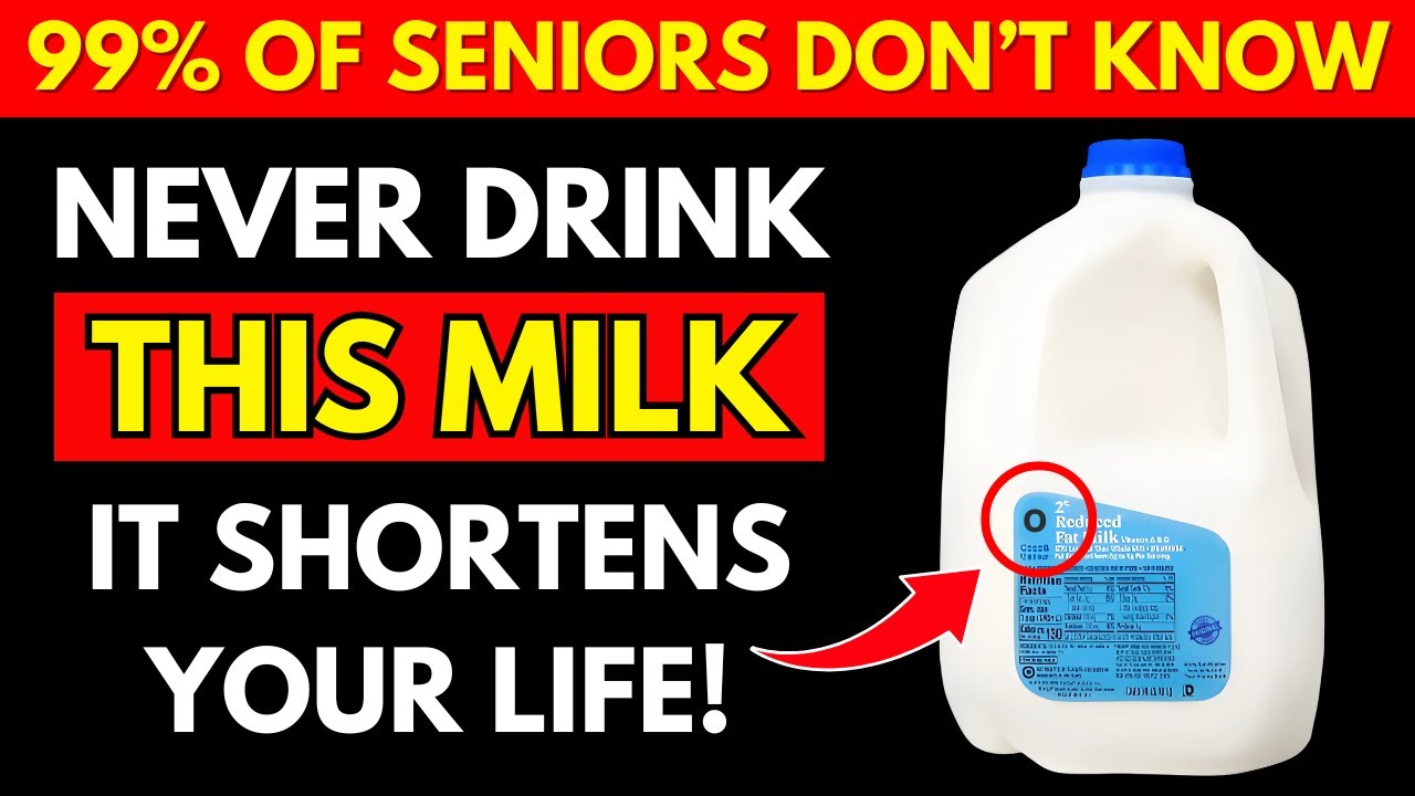 Doctors Are Warning: 4 WORST Milks That Harm Seniors Over 60 and 4 You MUST Drink Daily