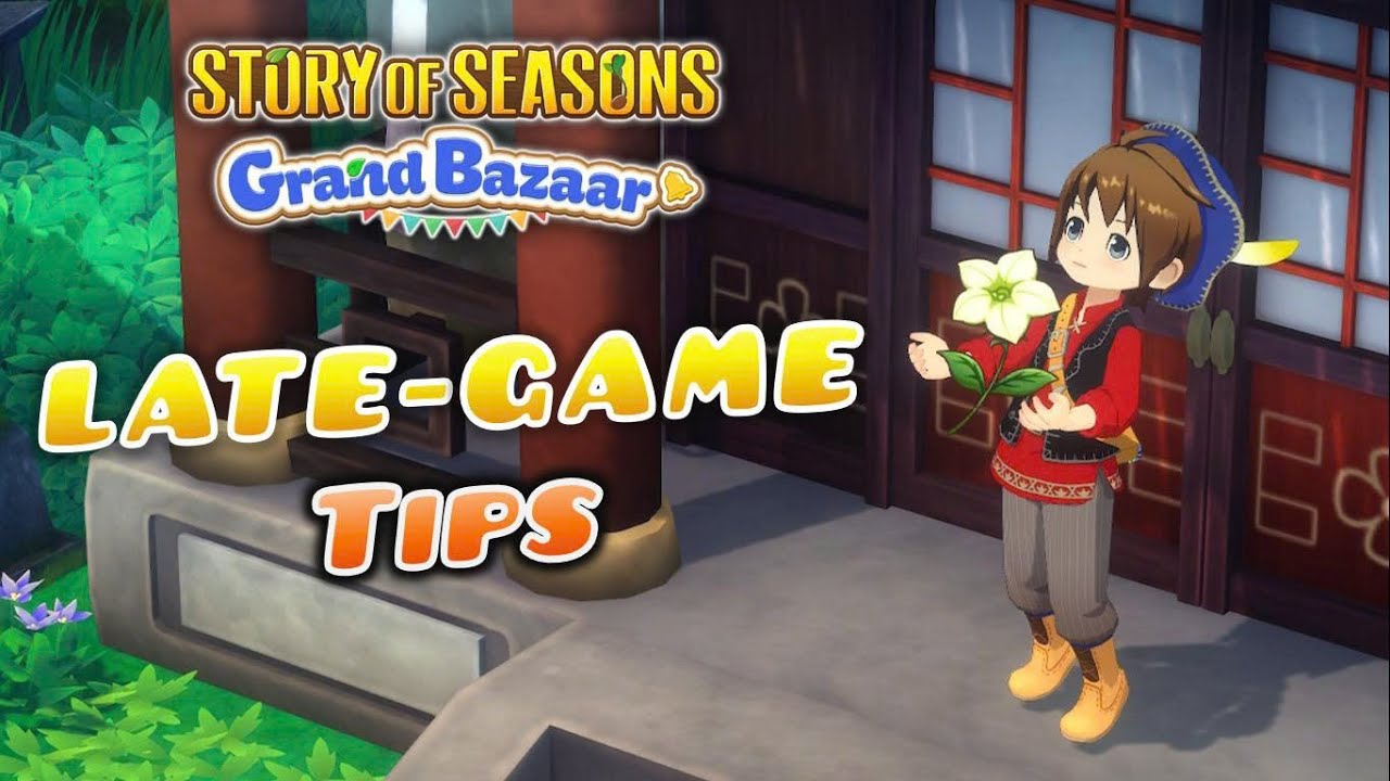 8 важных советов для поздней стадии игры в Story Of Seasons: Grand Bazaar