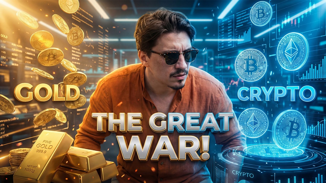 THE GREAT WAR! ⚔️ Gold & Silver vs. Bitcoin & Ethereum (Who Wins 2026?)