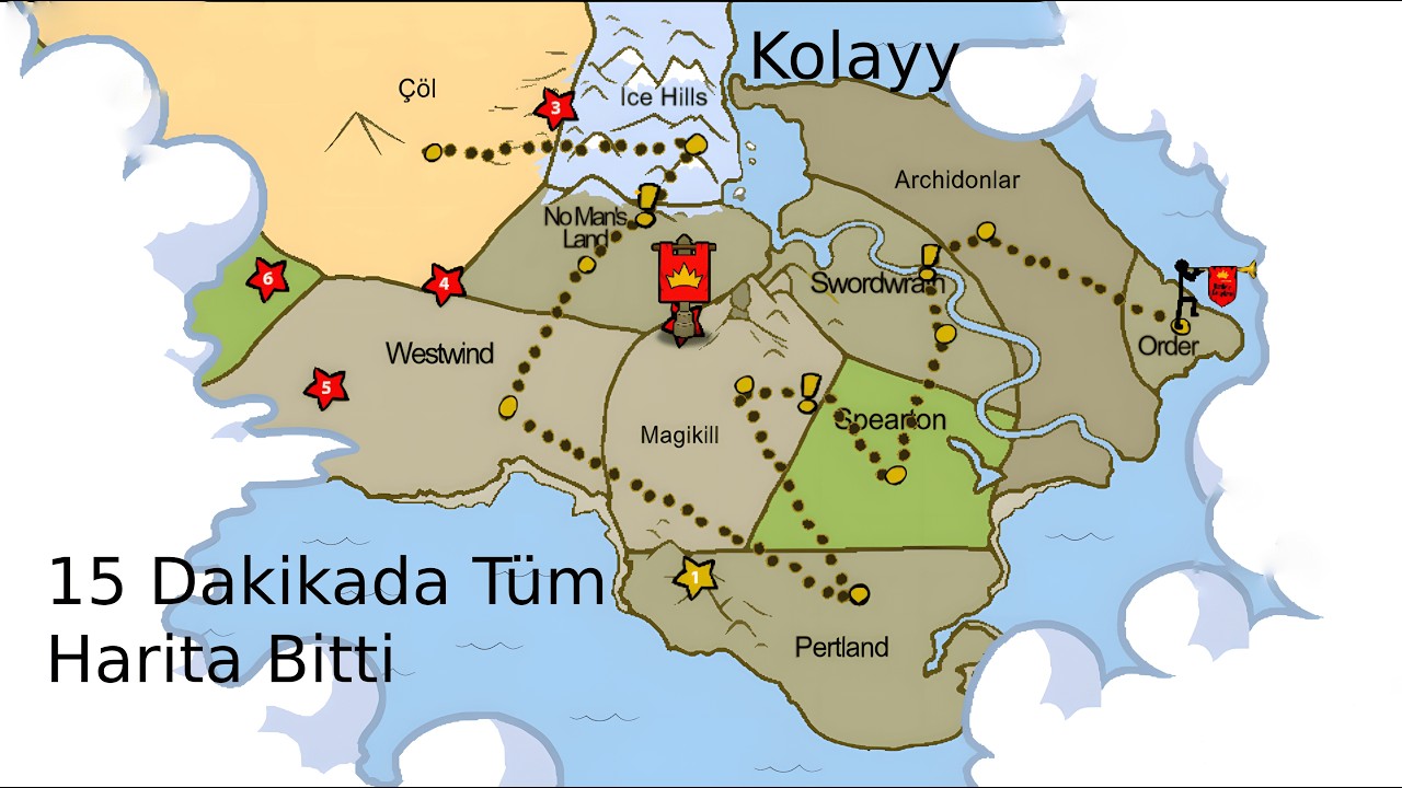 Stick War Legacy 15 Dakikada Tüm Haritadaki Misyonlar Bitti :)