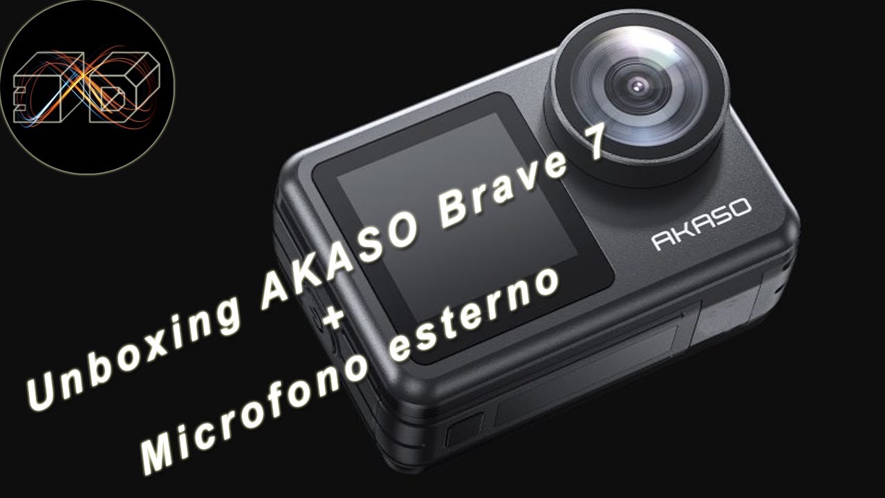 Unboxing AKASO Brave 7 + microfono esterno