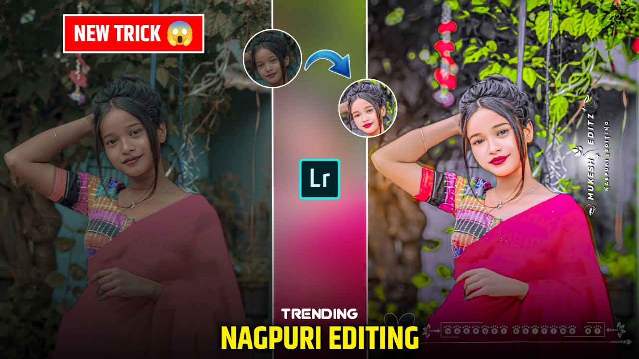 Lightroom Grey & Green Tone Nagpuri Photo Editing | Instagram Trending Nagpuri Photo Editing 2026