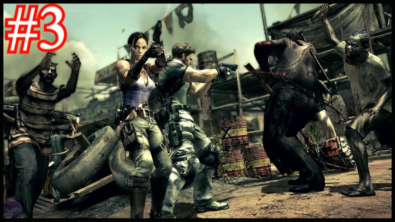 Resident Evil 5 - 3°: BOSS FIGHT!!!