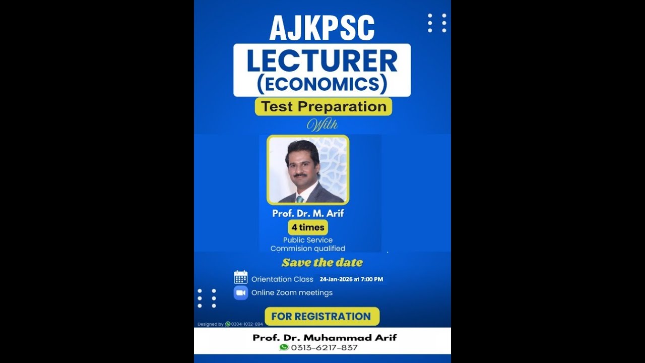 AJK PSC MCQs Past Paper 2017 51-100 Mcqs. Explained | Dr Muhammad Arif’s Concept-Based Explanation