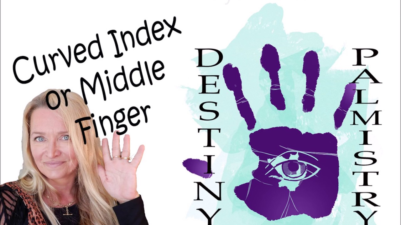 Curved Index and Middle finger Meaning in Palmistry