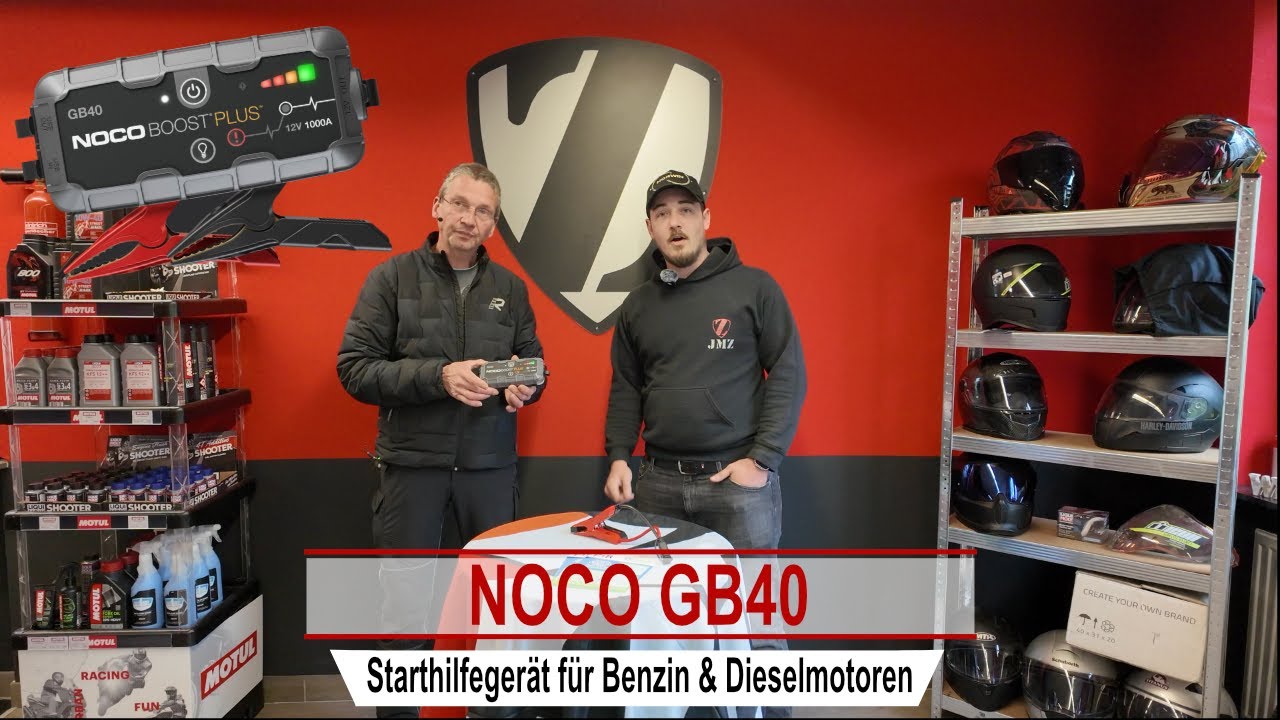 12V NOCO GB40 Boost Plus Starthilfe Gerät mit 1000A