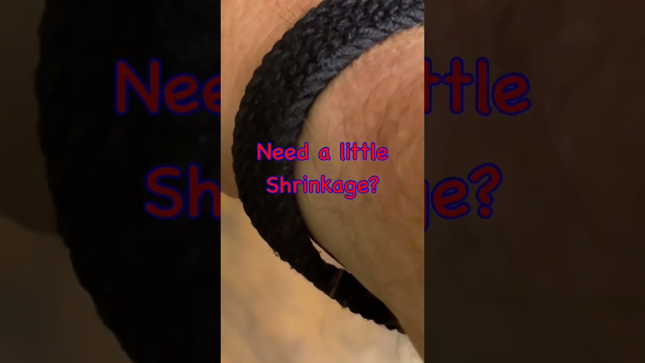 How to Shrink Braided Solo Loop Apple Watch #shorts