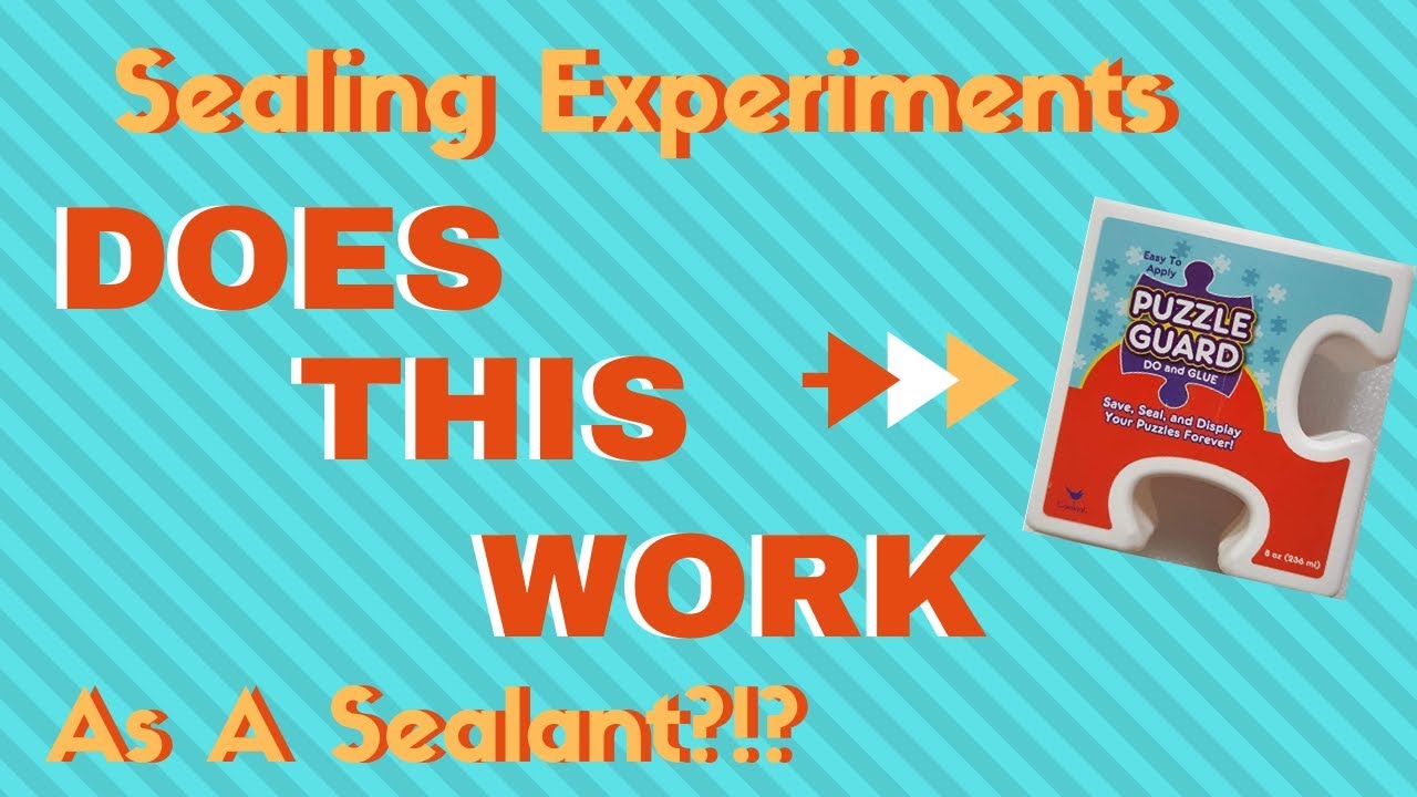 The best one yet!? | Puzzle Guard as a Sealant - Sealing Experiments | Abstract Crafter