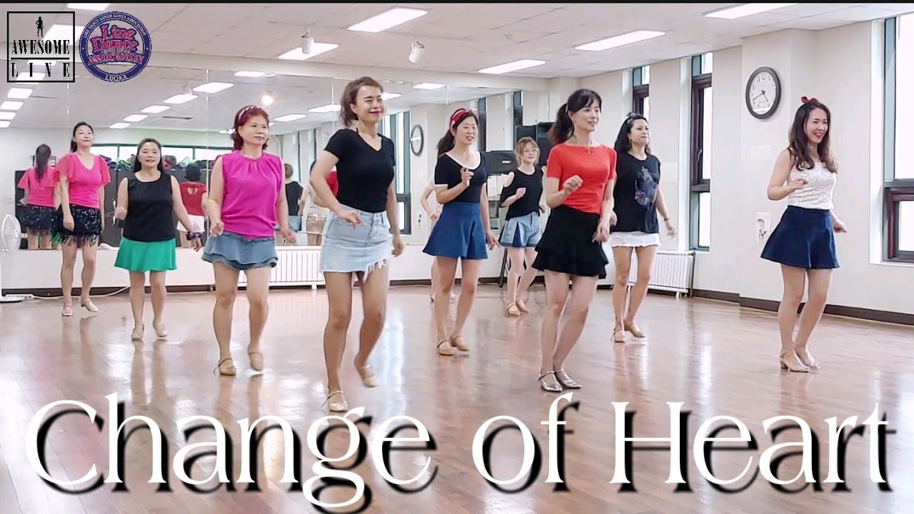 Change of Heart Line Dance Demo(변심 라인댄스)