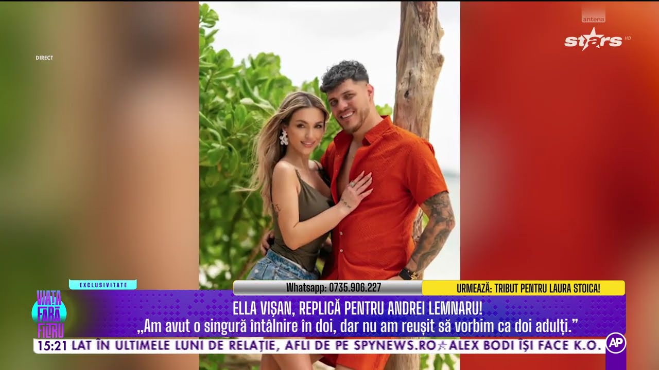 ELLA VIȘAN, REPLICĂ PENTRU ANDREI LEMNARU!