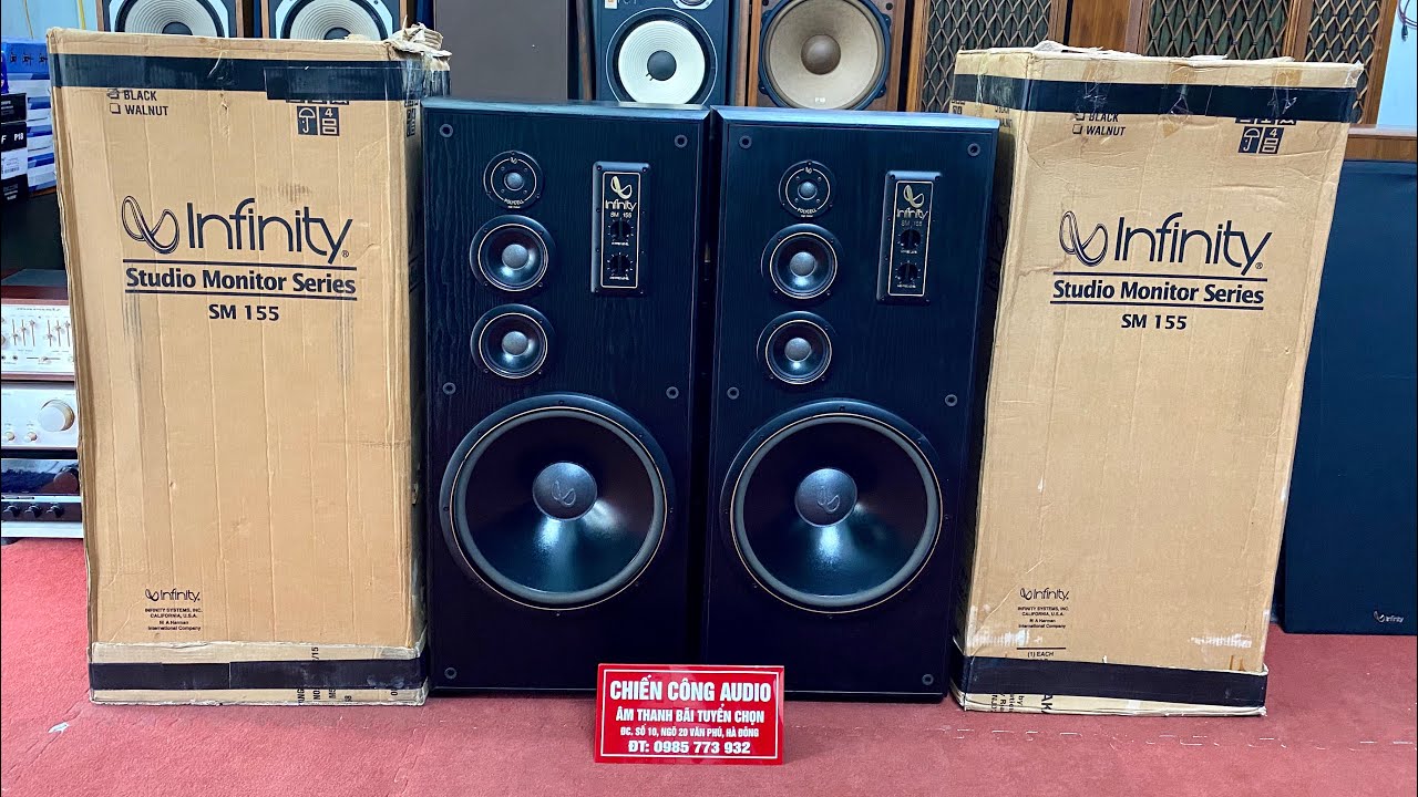 Hàng khủng INFINITY SM-155. Nguyên thùng xốp. Đáng chơi và giá trị sưu tầm rất cao. Chất âm đẳng cấp