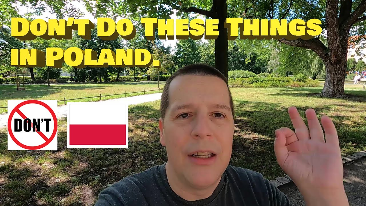 DON'T Do these THINGS in POLAND.