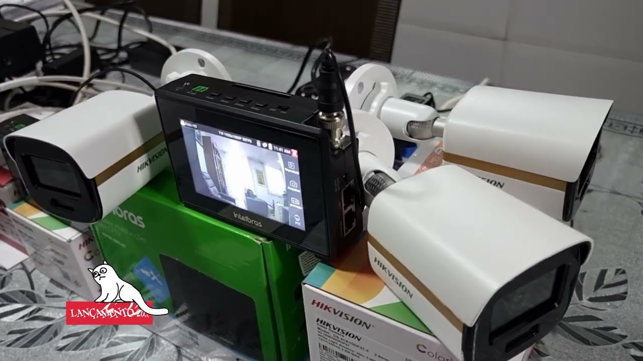 COMO LIGAR CÂMERA ANALÓGICA HIKVISION COLORVU DS-2CE10DF3T-F