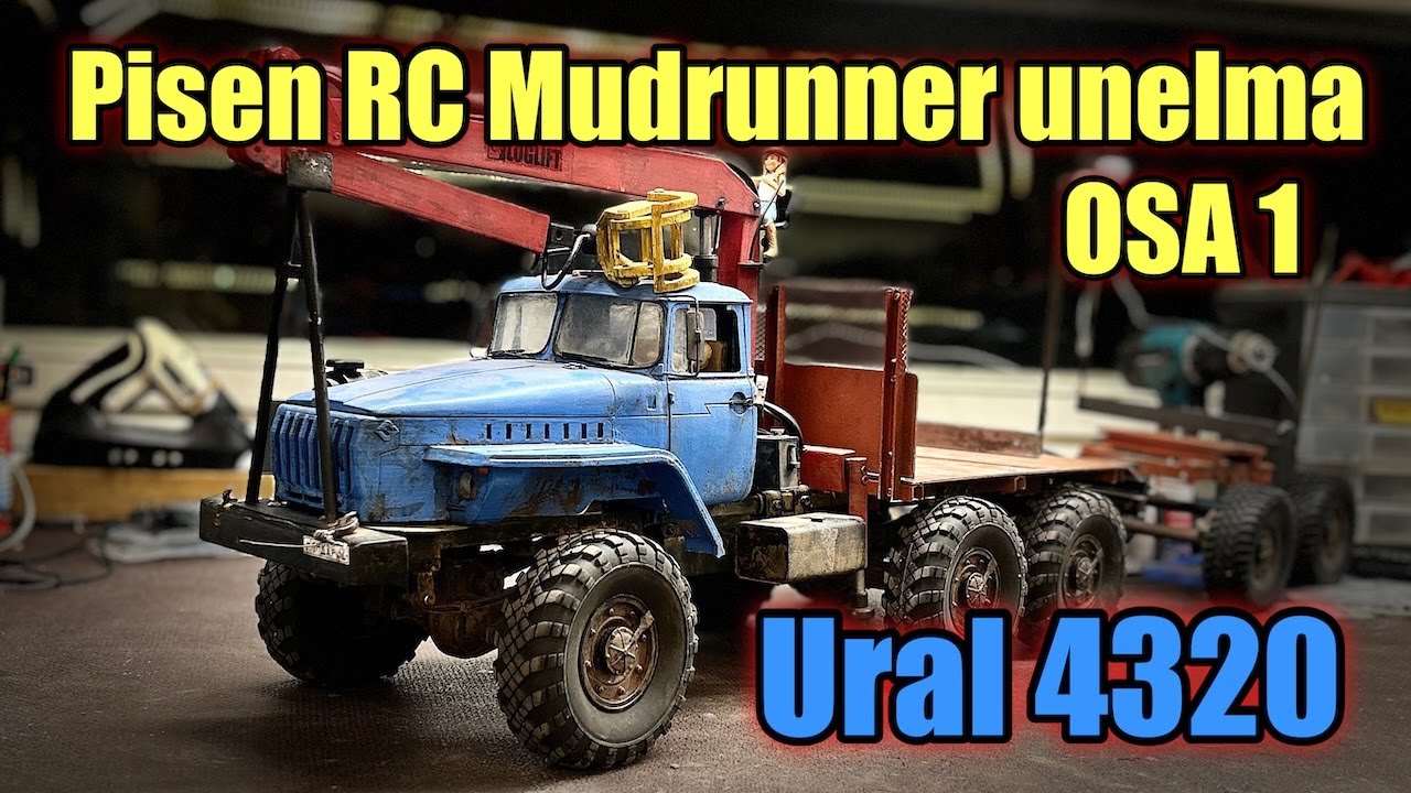 RC Mudrunner kuume OSA 1: RC tukkiauto Ural 4320 6x6 esittely ja mistä kaikki alkoi.