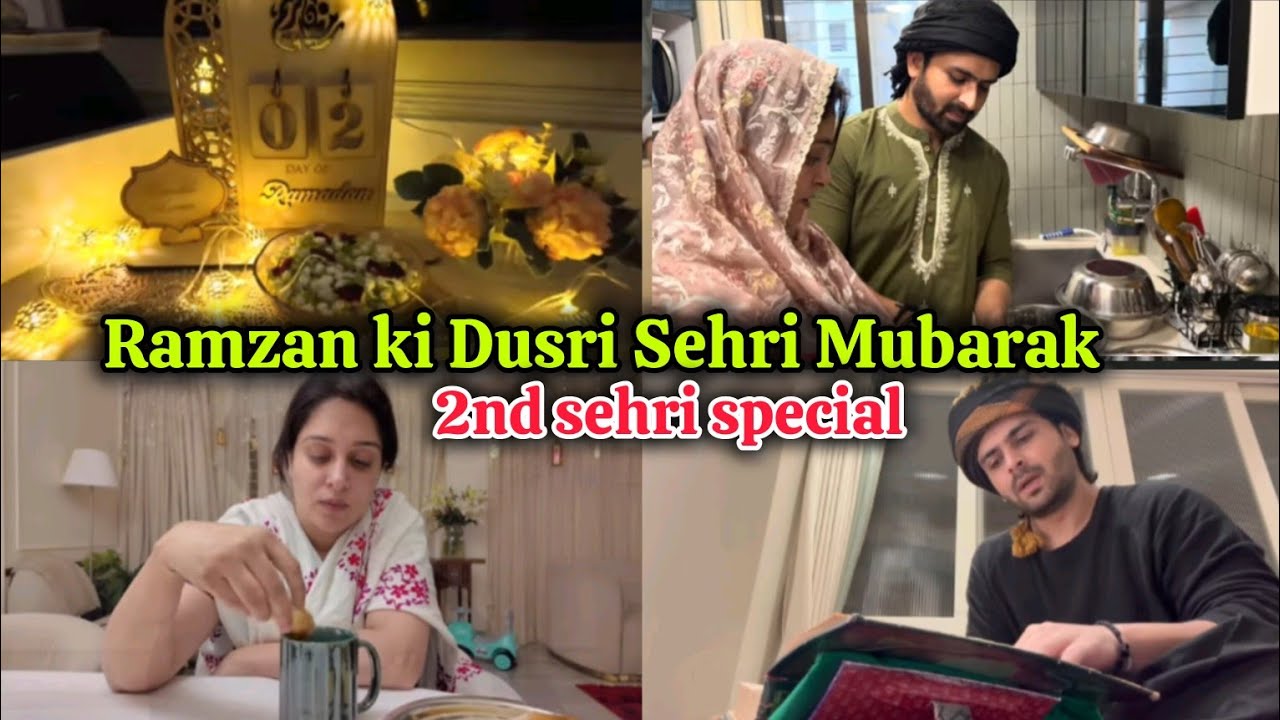 Alhamdulillah 🤲 May the second Sehri of Ramadan be blessed to all of you ☺️This Sehri is somethin...