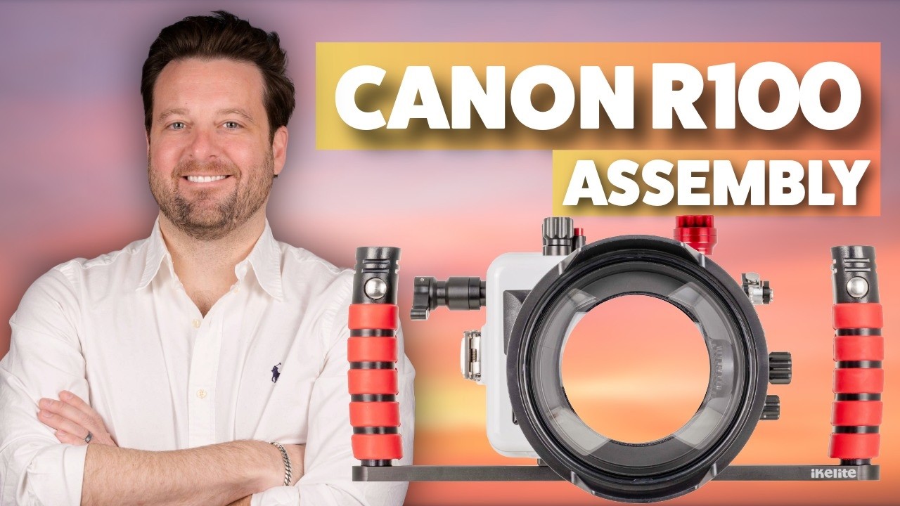 Canon R100 with 18-45mm Setting it up // Ikelite 200DLM/D Underwater Housing