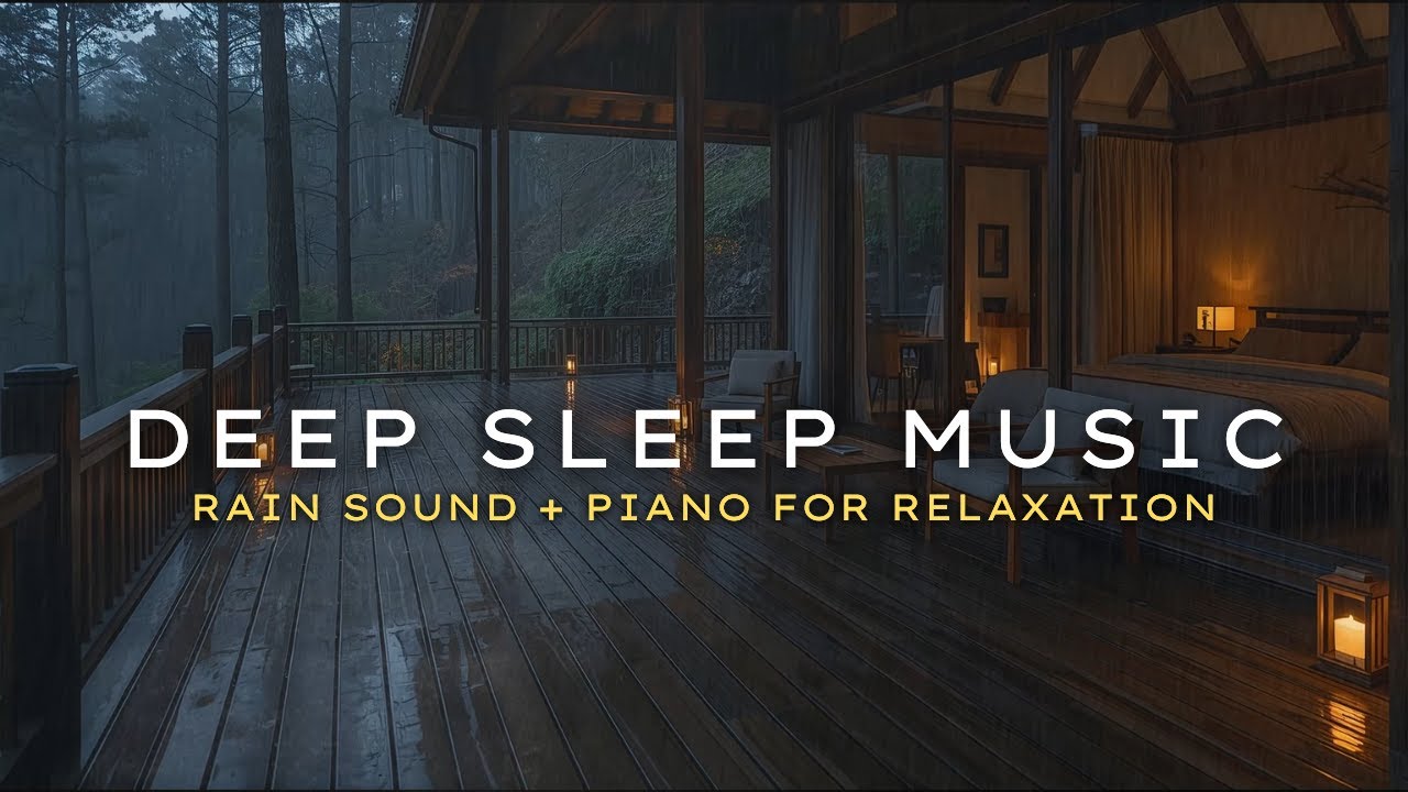 Sleep Instantly with Soft Rain & Piano