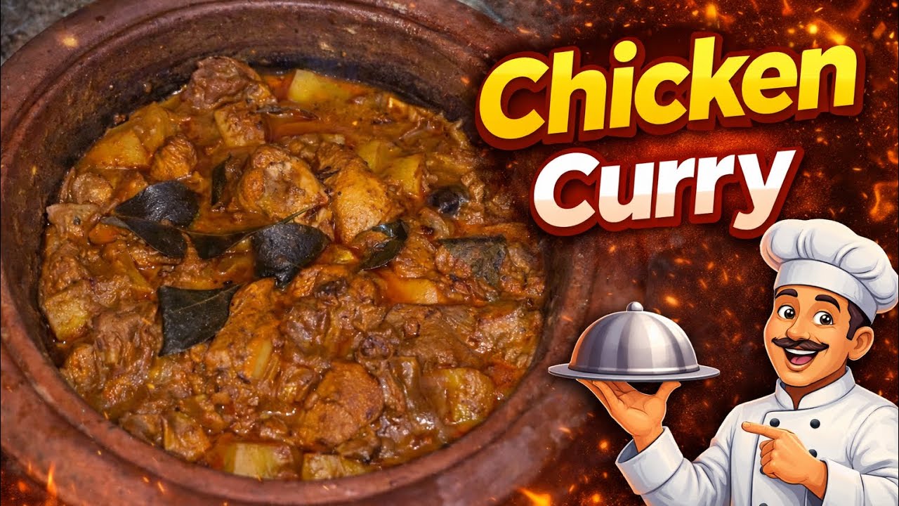 Chicken curry easy recipe🍗😋 #AK_frames #vlog06 #chicken #chickencurry #cooking #foodie