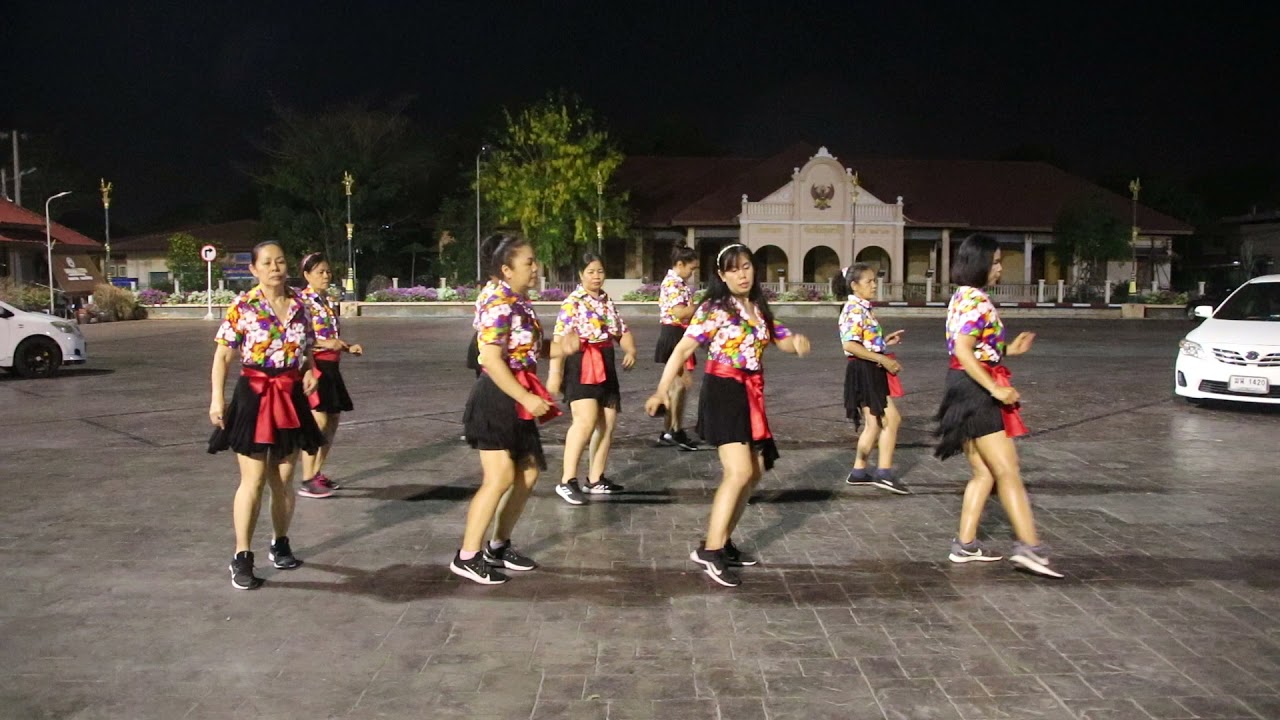 มองไห้เต็มตา ขอบคุณท่าเต้นสวยๆอาจารย์นิรันดร์ #ไลน์แดนซ์กานดา #ปทุมธานี