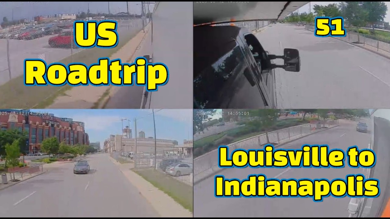 Louisville, Kentucky to Indianapolis, Indiana-US Roadtrip