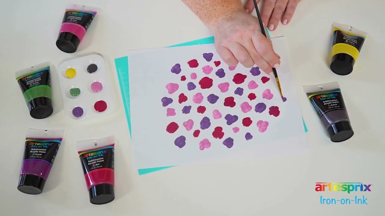 New Sublimation Paint Colors from Artesprix in Easy Squeeze Packaging!