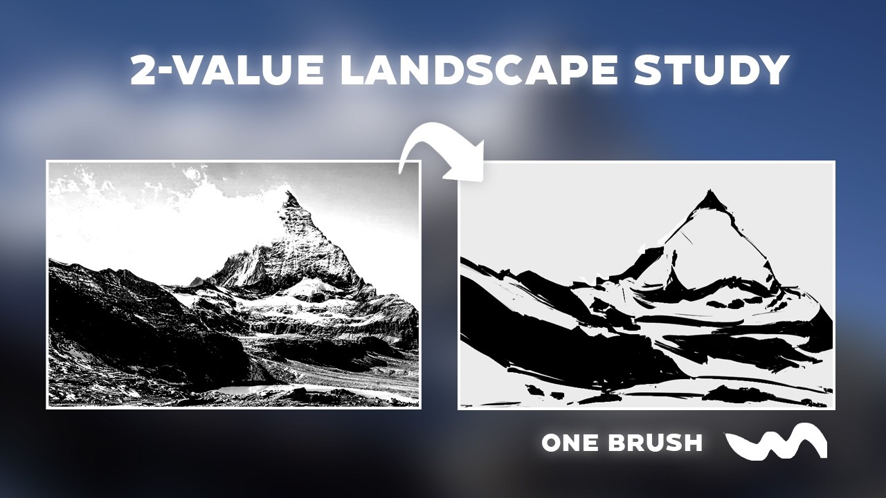 Improve Your Paintings with a 2-Value Study