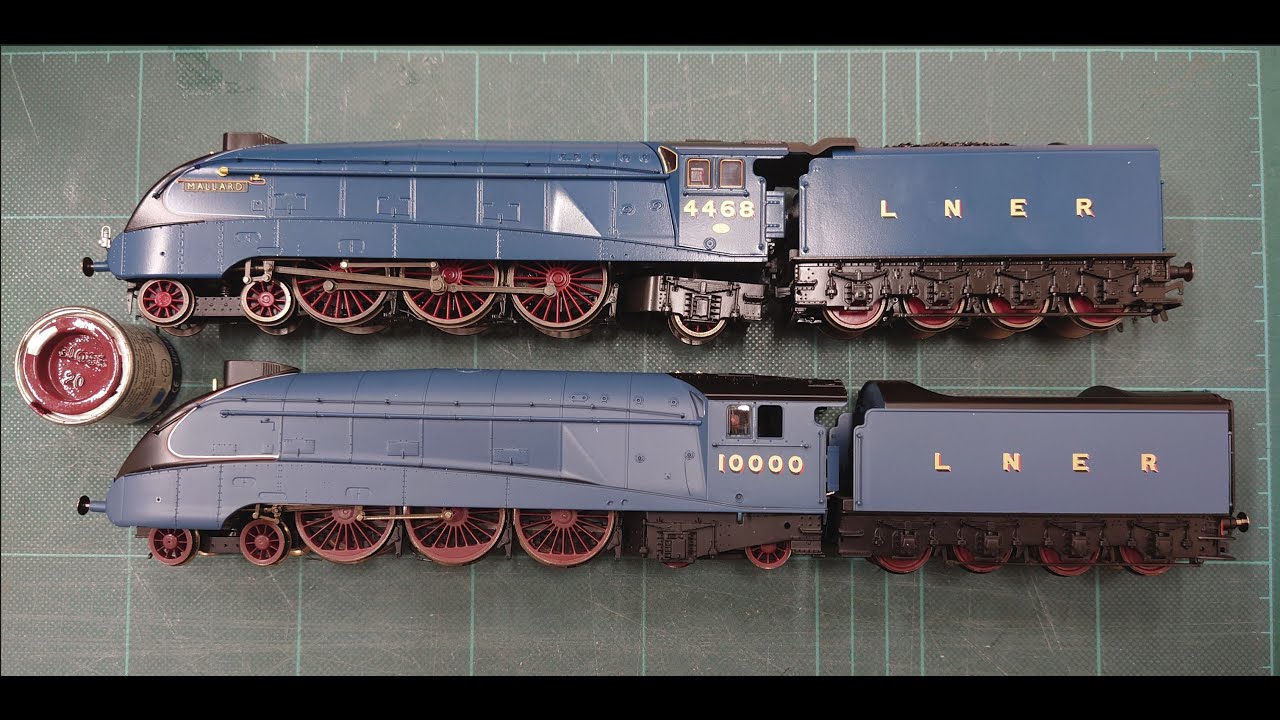 077-1. How to - Give Hornby LNER Rebuilt W1 Hush Hush the missing WOW Factor - Painting Details (4K)