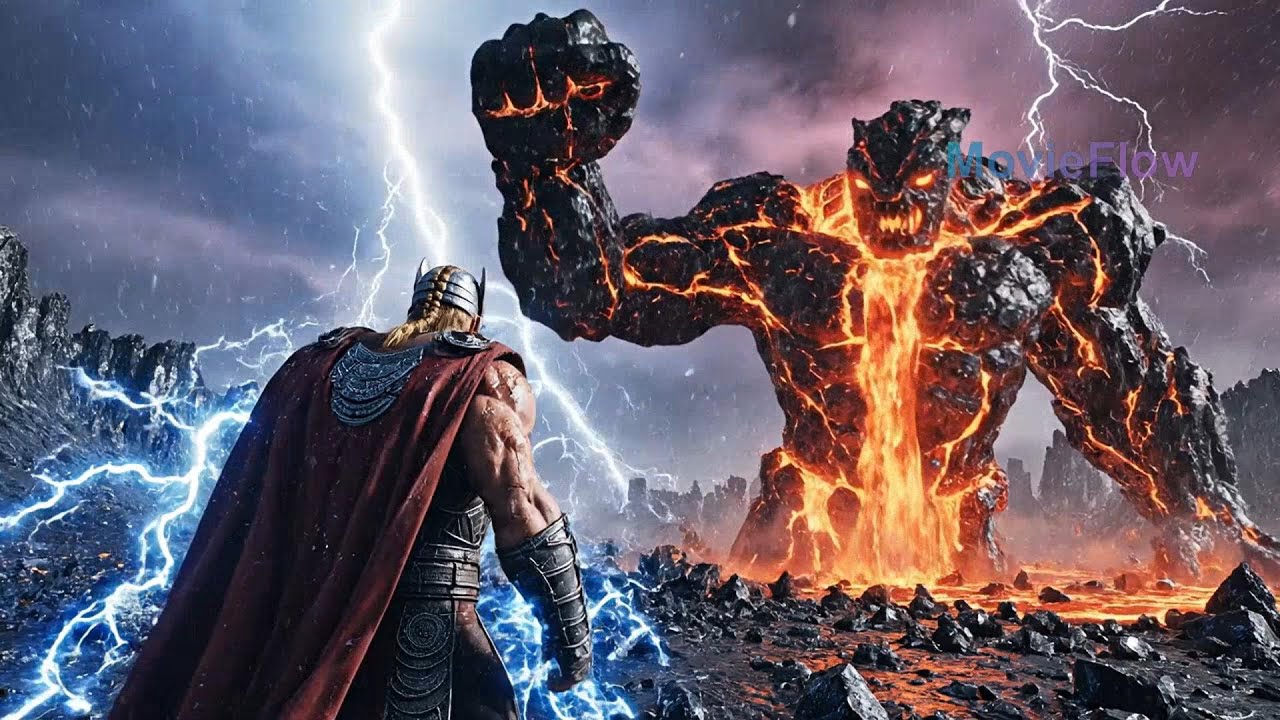 Thor vs Stone Titan : The Ultimate Mythical Showdown