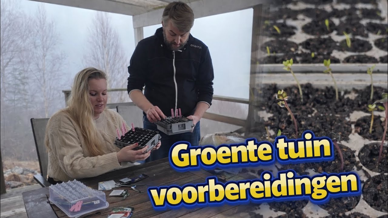 Voorbereidingen voor onze moestuin 🌱🇸🇪 | Zaaien, inpakken & plannen maken