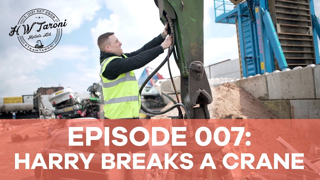 HARRY BREAKS A CRANE 😳 | Scrap King Diaries #007