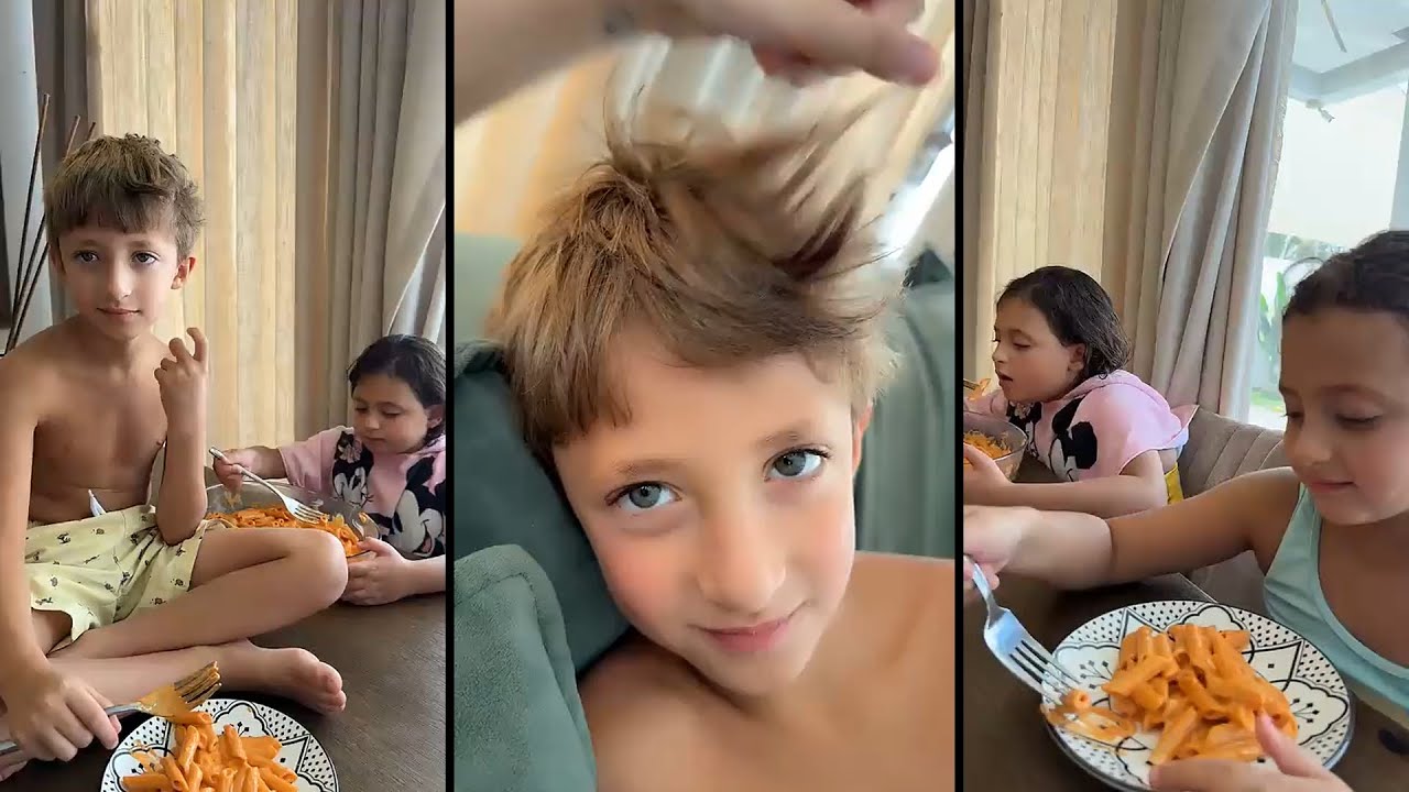 دكتوره خلود تدلع ابنها خالد وتطبخ له الذ باستا بالشالية !!