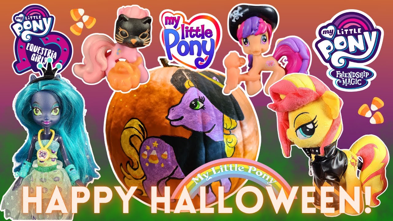Хэллоуинский спецвыпуск «My Little Pony: Злодеи»! 🎃 DIY-проекты в стиле G1, распаковки и тыква My...