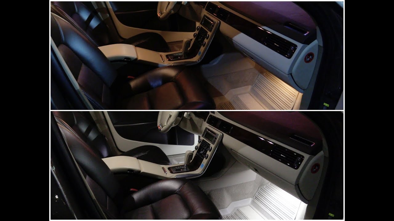 Апгрейд интерьера на светодиоды в Volvo