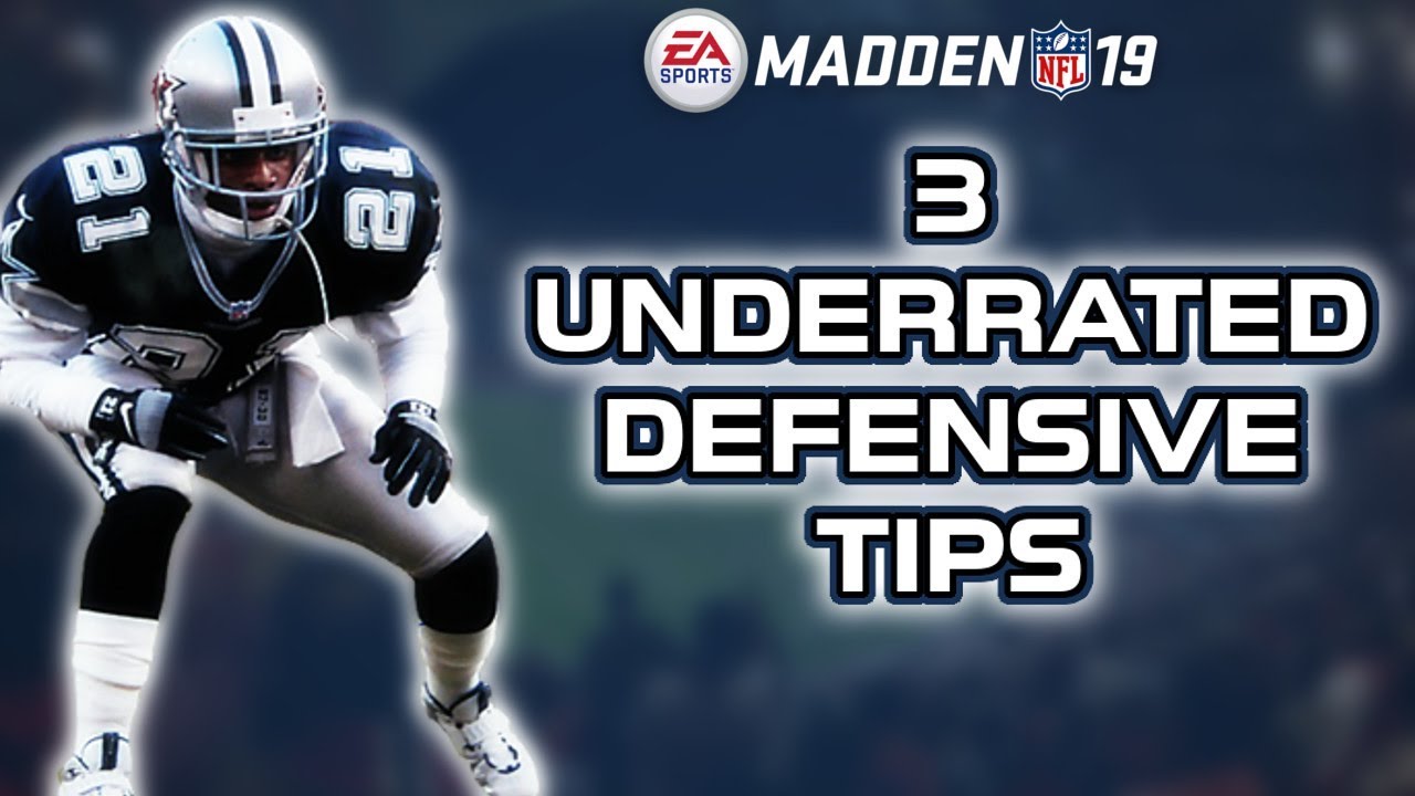 3 Underrated Madden Defensive Tips to help you get better - Madden 19 Tips