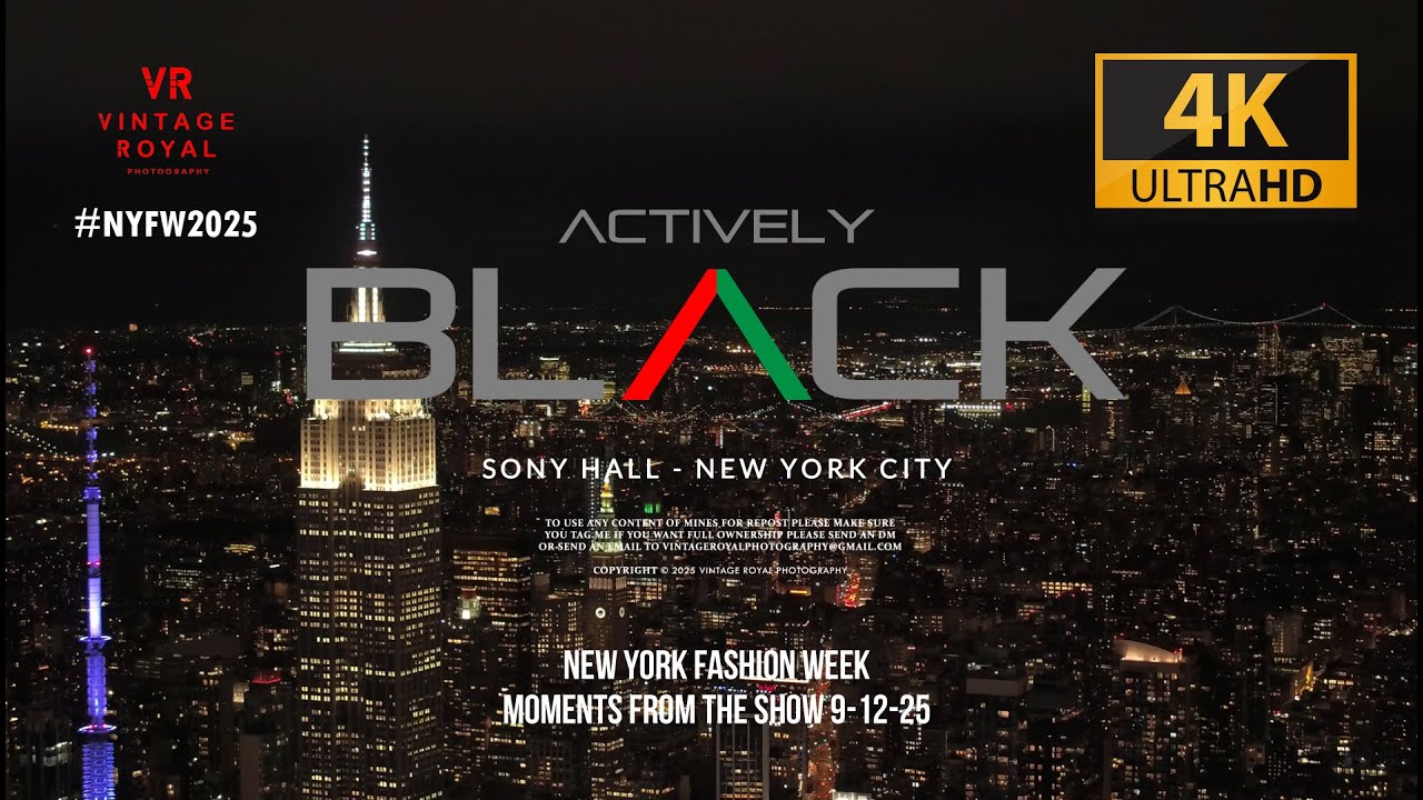 ACTIVELY BLACK | Moments From The Show NYFW 2025