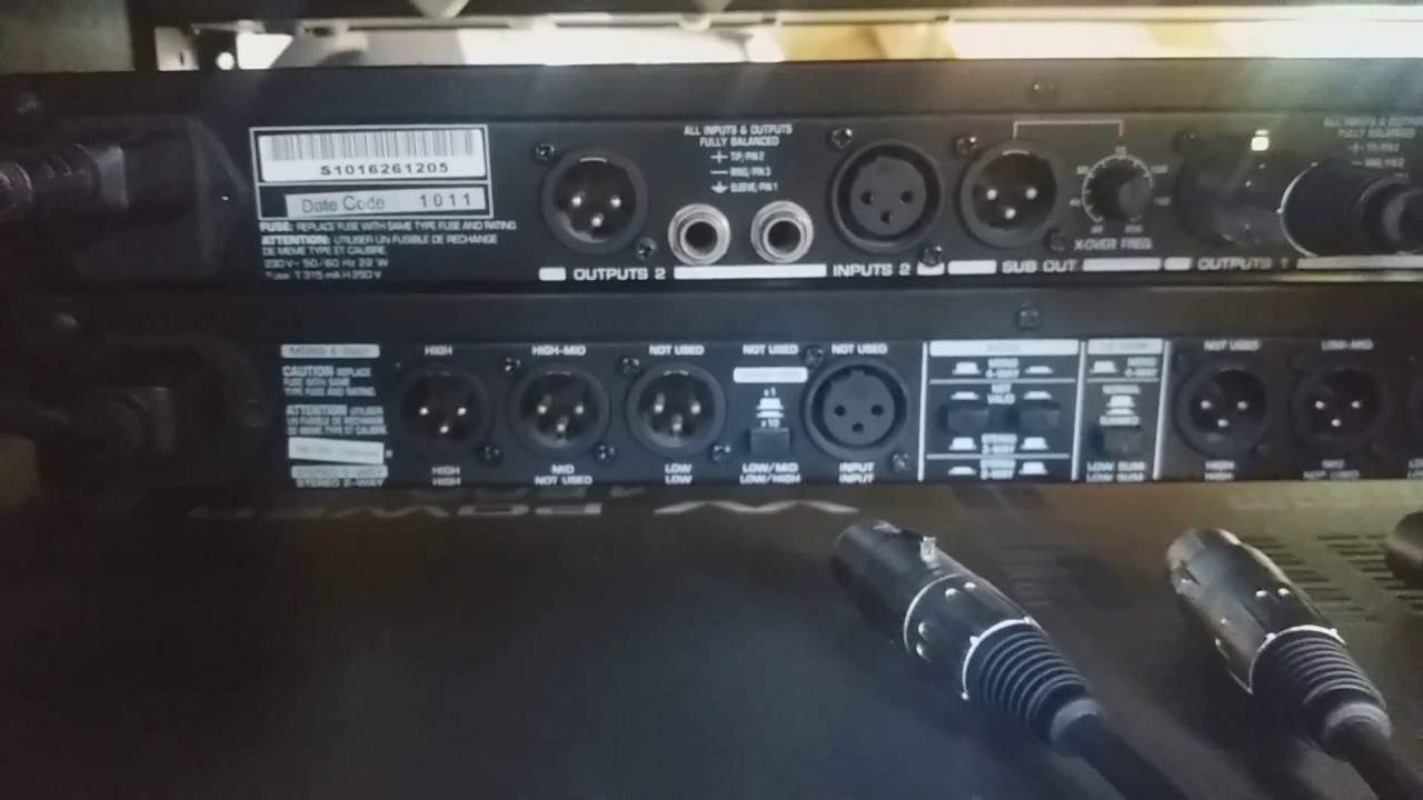 Ligação Crossover behringer CX3400 - 4 Way Mono 2/2