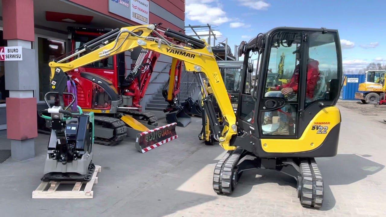 Yanmar sv22 możliwości udźwigu (zagęszczarka 525 kg) @YANMARCENTRUM