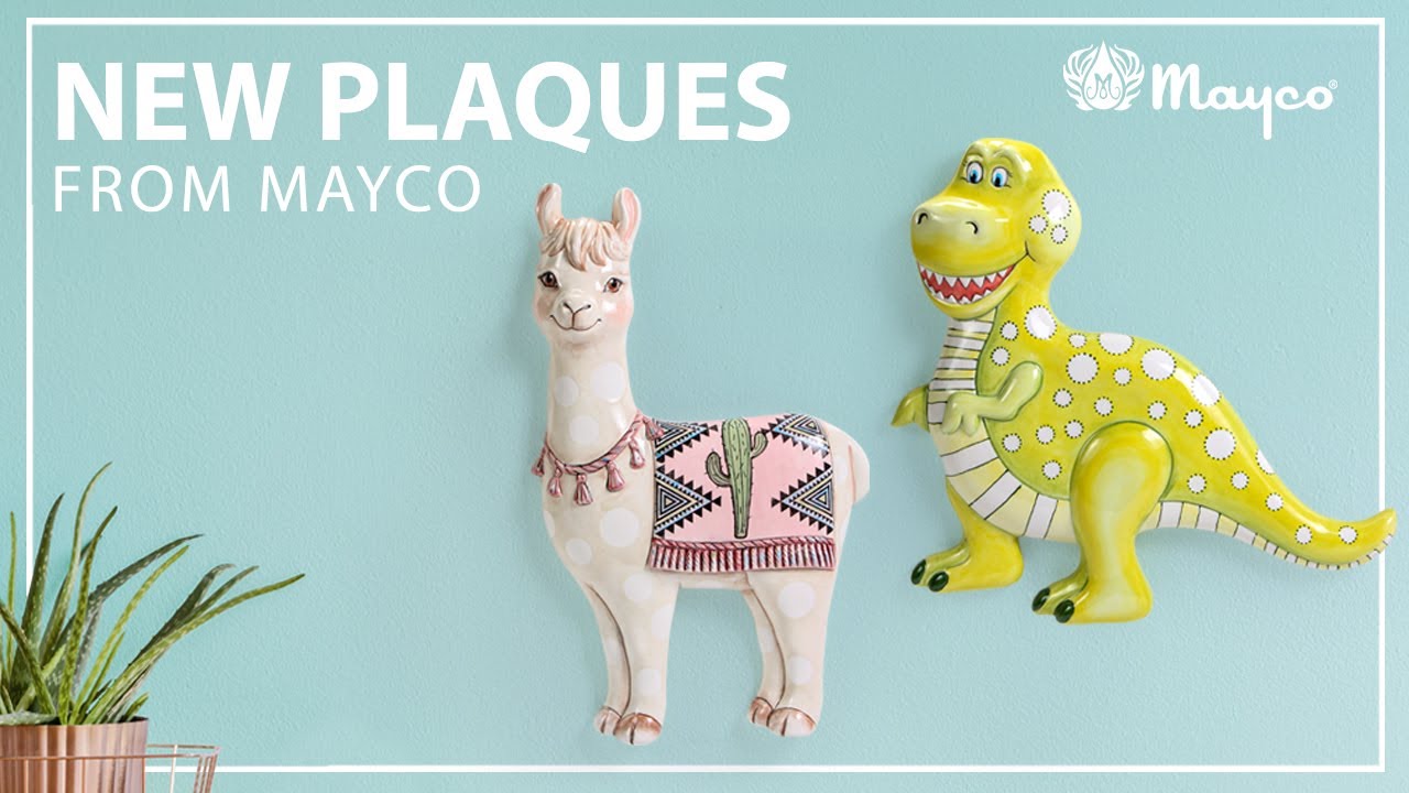 New Bisque Plaques from Mayco