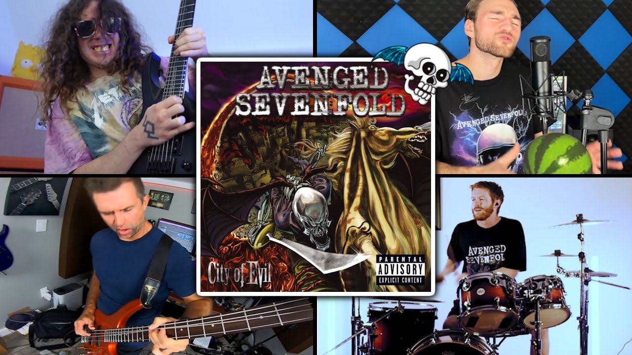 💀 CITY OF EVIL (AVENGED SEVENFOLD) 💀 Full Album, Full Band Playthrough!