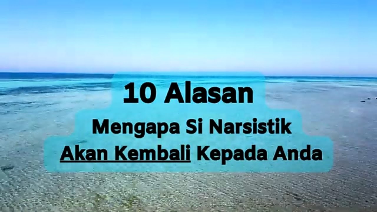 10 ALASAN MENGAPA ORANG NARSISTIK AKAN KEMBALI KEPADA ANDA   #fyp #npd