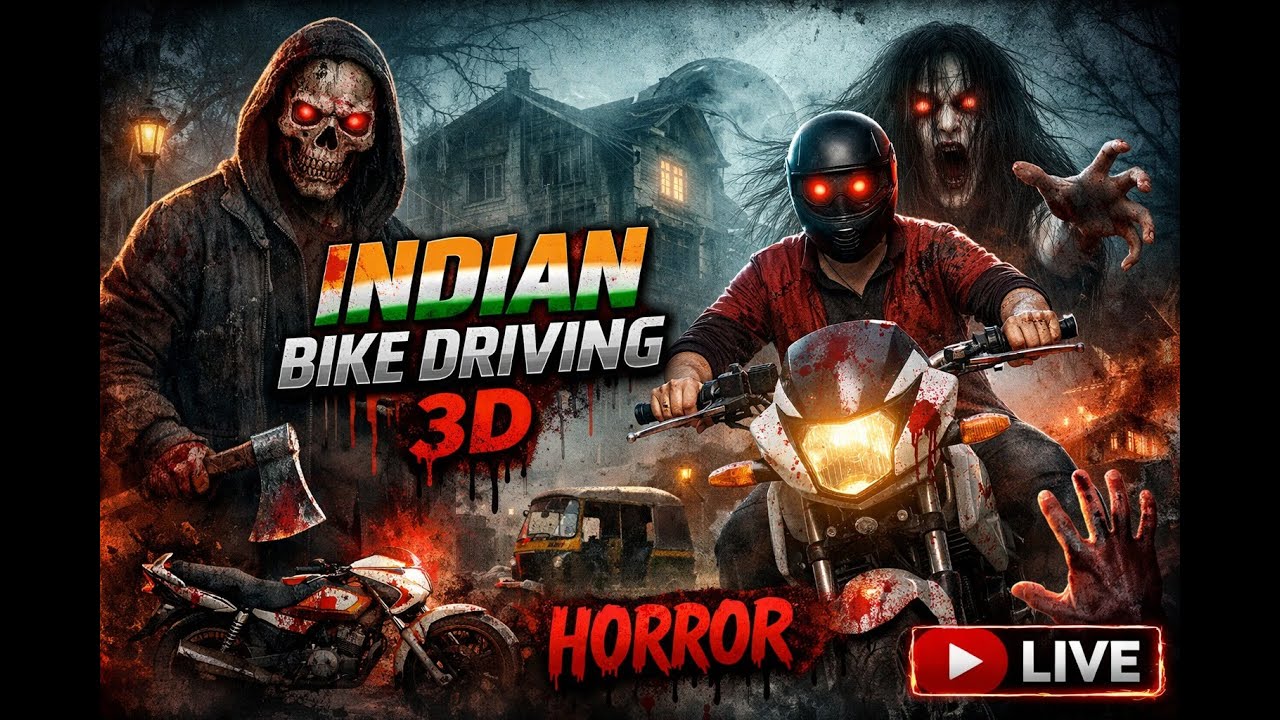 Indian bike driving 3d new update with horror mode