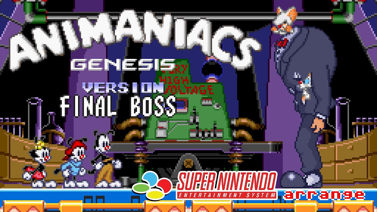 Animaniacs (Sega Genesis) - Final Boss - Super Nintendo arrange